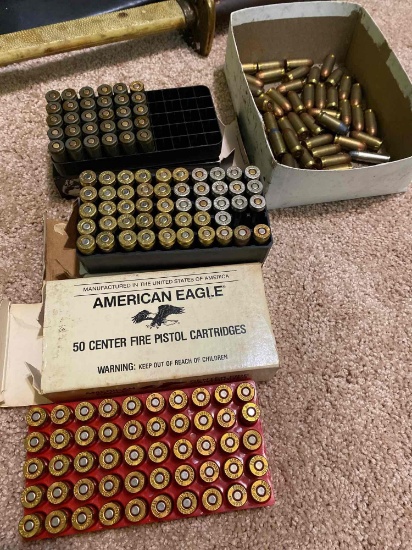 Large lot of .45 auto cartridges