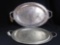 (2) Silverplated Trays, Ornate and Grand
