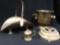 4 Pc Vintage Metal Brass and More Including Ice Bucket