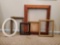 (6) open frames-large and small, round and square