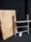 (1)New, sealed, Wooden Wall Mount Towel Rack with Shelf Blanket Ladder