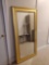 Thick Gold Framed Beveled Wall or Floor Mirror