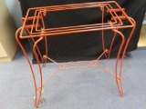 Retro Red Hairpin leg Metal Table Base