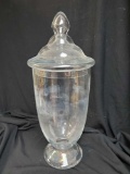 Very large Glass Apothecary Jar