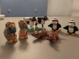 (4) Animal Salt and Pepper Shakers