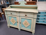 Hand painted vintage Drexel buffet