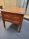 Single Drawer Vintage Wooden Bedside Table