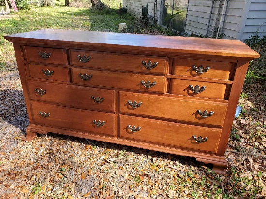 Vintage MONITOR furniture Co. 10 drawer Dresser