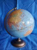 Vintage IMPERIAL World Globe on stand