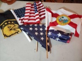 American Flag grouping including Florida flag