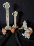 Vintage sweet decor including Willow tree, Pier One, candlesticks and more