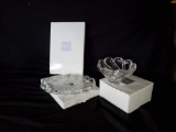 (3) New in boxes MIKASA Peppermint Clear bowl and 2 sweet dishes