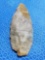 American Indian Artifact -long arrowhead, point
