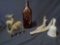 Brass, Booze(vtg bottle), bones, and a bell!