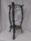 Heavy Wrought Iron Double Level Rose Plant Stand