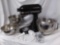 Jet black KitchenAid standing mixer with all the bells and whistles, model no. KSM90PSOB