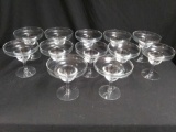 (12) Glass Margarita Glasses