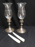 Pair of GORHAM Sterling Silver 659 Candlestick Holders