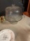 Awesome domed clear glass covered cake plate