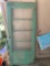 Vintage wooden door with 4 glass panels.