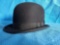 SO COOL! Derby Bowler Hat GOTHAM, curled brim, in GORGEOUS condition