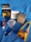 New in packages - side socket Surge protector,Kwik Seal Plus,drain snakes, DURACELL
