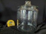 Very Nice Large Glass lidded jar