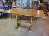 Nice Oak Trestle Table