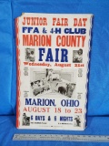 Vintage print media 4H, FFA, county fair, Marion Ohio