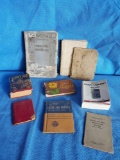Antique and Vintage book grouping - See pictures for publication year