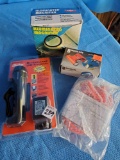 New in package including flashlights, illuminating magnifier,