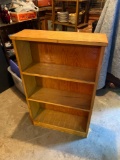 Handmade small wooden bookshelf