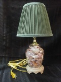 Ceramic Base Glass Shell-filled Lamp