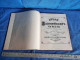 Reproduction 1878 Atlas of Marion County Ohio from records and original surveys