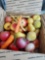 Box of Wax and Plastic Fruit decor for display