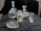 (6) pc. selection Glass vessels grouping, as is