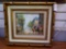 Gorgeous Original Oil Painting, Signed, City scene in Fancy frame