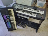 ELECTONE electric Organ with stool and YAMAHA keyboard