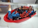 Boat of Toy Military men and more