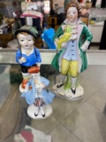 Occupied Japan figurines including Hummel style