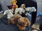 Adorables! Plush grouping including BOYD, bears,seals, bunnies and more