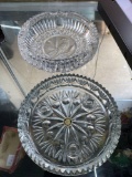 2 fancy Lead Crystal holders including Princess House
