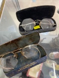 2 pairs of antique eyeglasses in cases including Gold Filled frame