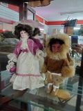 Vintage ESKIMO, fur clothing and 1989 HERITAGE Mint Porcelain Doll
