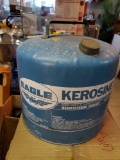 vintage baby blue Eagle kerosene can
