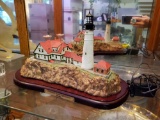 Portland Head Lighthouse Maine multi lighted table display