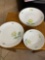 Rare KPM Krister Germany Yellow Rose 8 pc Bowl and plate set