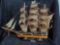 Vintage model CONSTITUTION 1814 wooden ship