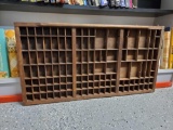 Vintage Letter Press Tray wall hanging