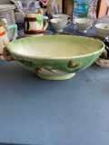 Large Occupied Japan Roseville style footed planter